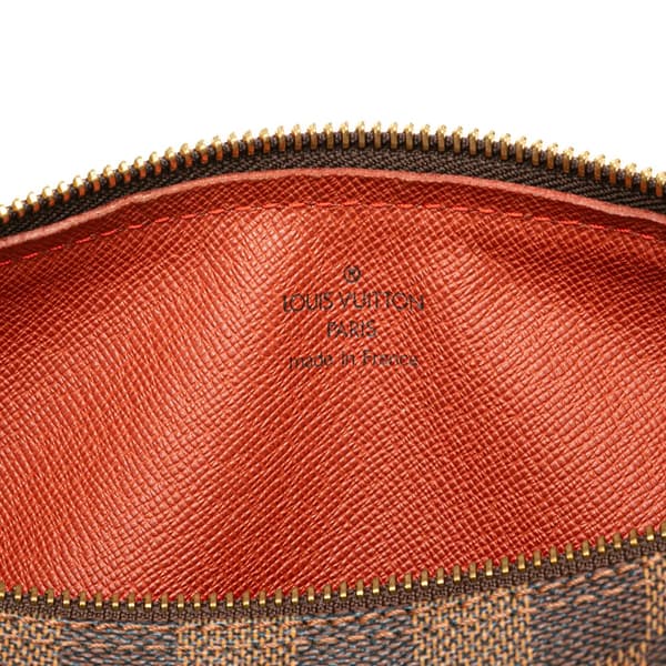 Pre-owned Louis Vuitton Damier Ebene Papillon 26 Brown