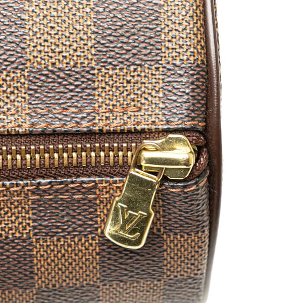 Pre-owned Louis Vuitton Damier Ebene Papillon 26 Brown