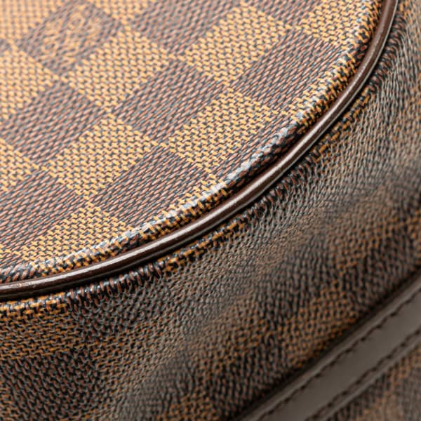 Pre-owned Louis Vuitton Damier Ebene Papillon 26 Brown