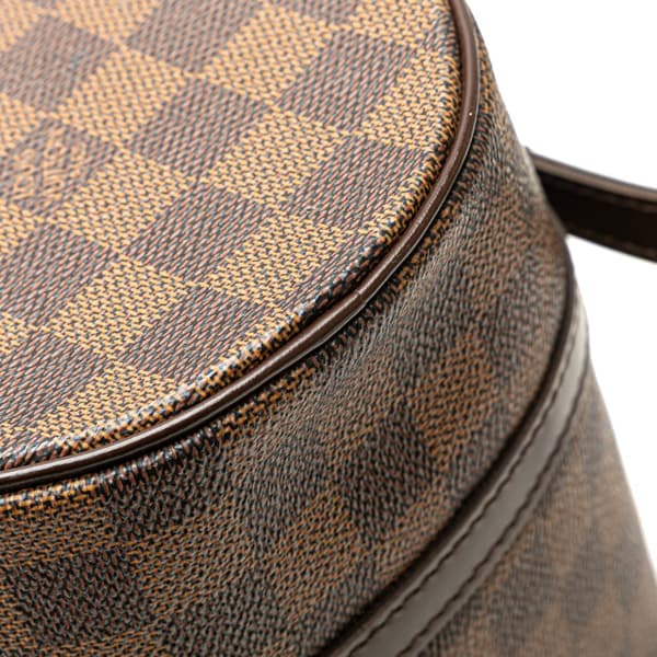 Pre-owned Louis Vuitton Damier Ebene Papillon 26 Brown