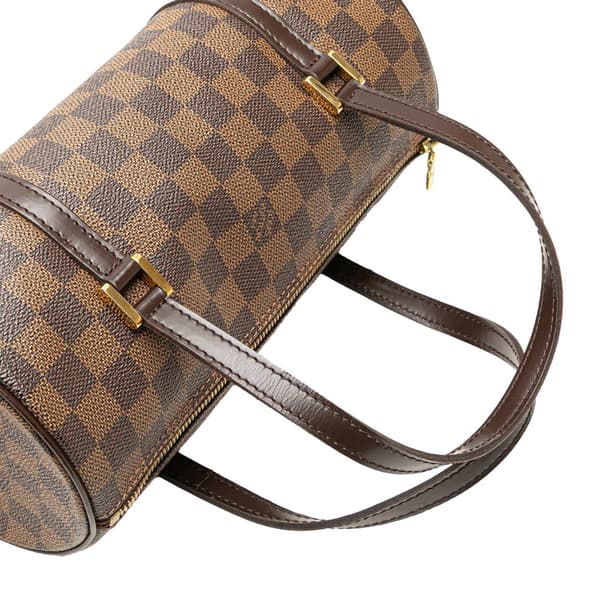 Pre-owned Louis Vuitton Damier Ebene Papillon 26 Brown