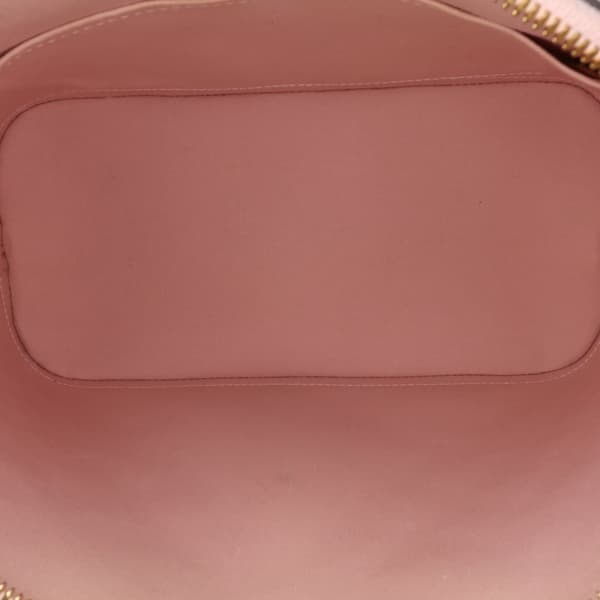 Pre-owned Louis Vuitton Monogram Vernis Alma PM Brown