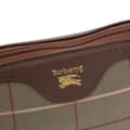 Miniatyrbild 5 av 8: Pre-owned Burberry Vintage Check Canvas Satchel Brown