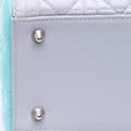 Pikkukuva 8 / 10: Pre-owned Dior Medium Bicolor Lambskin Cannage Lady Dior Gray