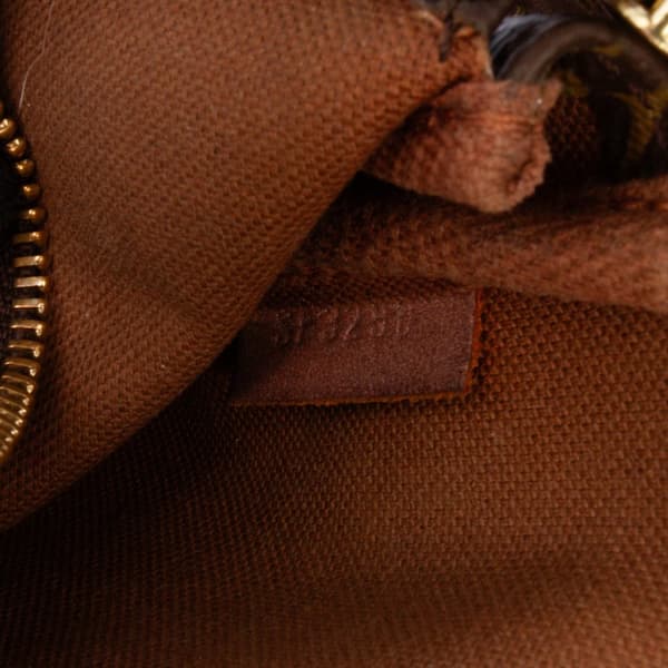 Pre-owned Louis Vuitton Monogram Mini Pochette Accessoires Brown