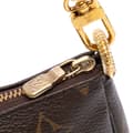 Miniatyrbilde 7 av 8: Pre-owned Louis Vuitton Monogram Mini Pochette Accessoires Brown