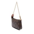 Miniatyrbilde 2 av 8: Pre-owned Louis Vuitton Monogram Mini Pochette Accessoires Brown