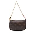 Miniatyrbilde 1 av 8: Pre-owned Louis Vuitton Monogram Mini Pochette Accessoires Brown