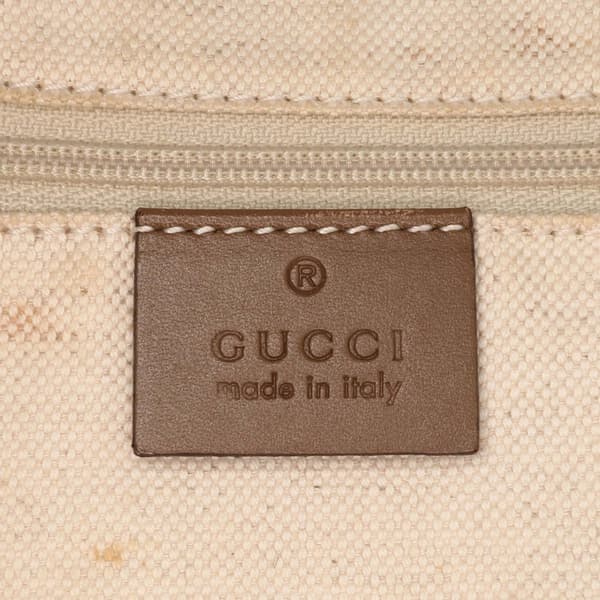 Pre-owned Gucci GG Canvas Sukey Satchel Brown