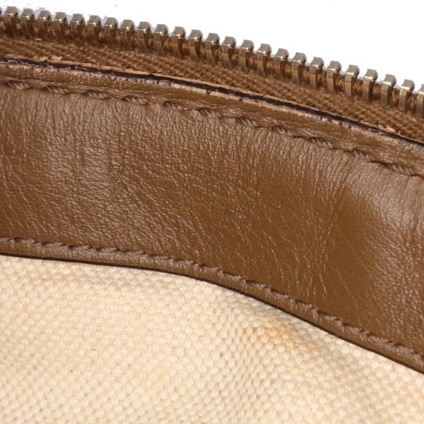Pre-owned Gucci GG Canvas Sukey Satchel Brown