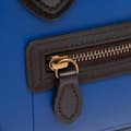 Pikkukuva 6 / 8: Pre-owned Celine Nano Tricolor Leather Luggage Tote Blue