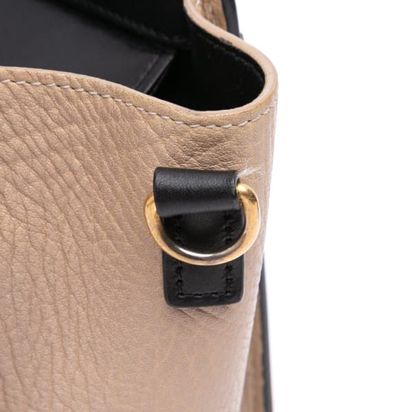Pre-owned Celine Nano Tricolor Leather Luggage Tote Blue
