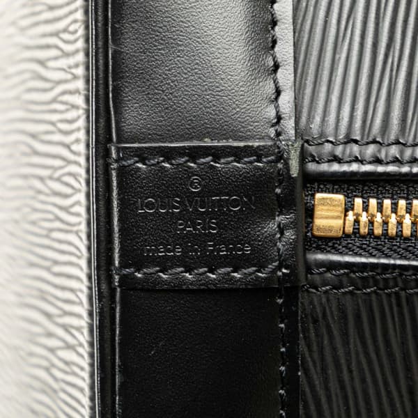 Pre-owned Louis Vuitton Epi Alma PM Black