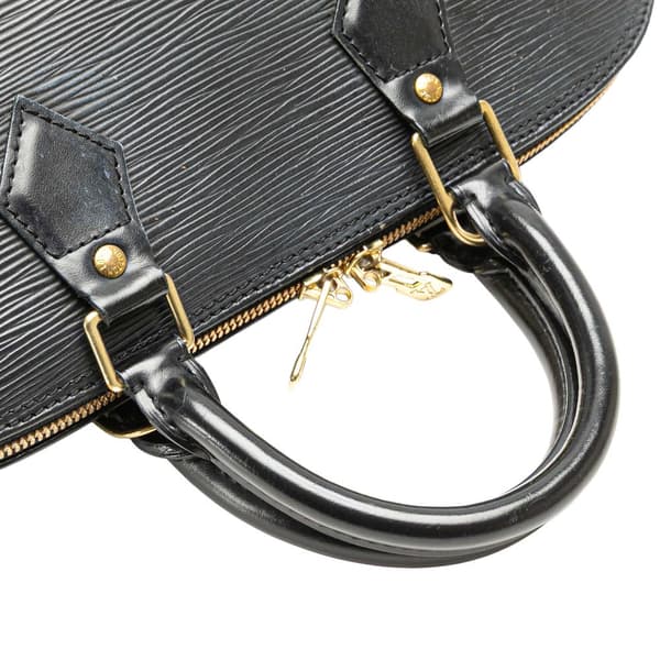 Pre-owned Louis Vuitton Epi Alma PM Black