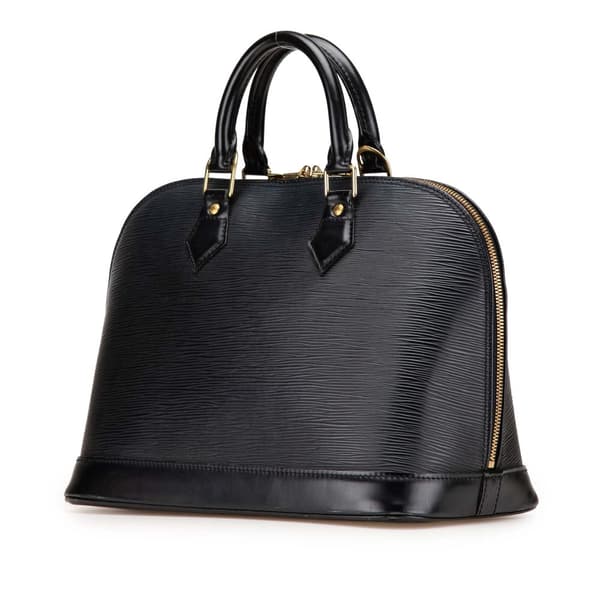 Pre-owned Louis Vuitton Epi Alma PM Black