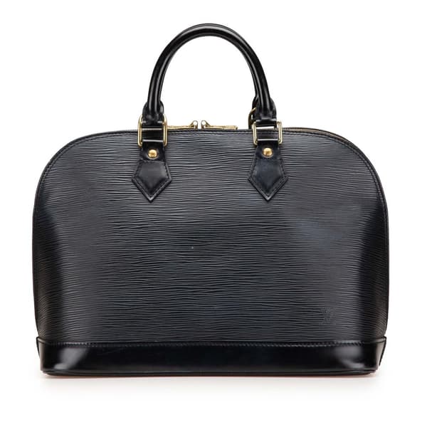 Pre-owned Louis Vuitton Epi Alma PM Black
