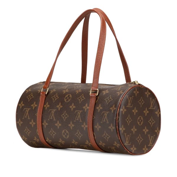 Pre-owned Louis Vuitton Monogram Papillon 30 Brown