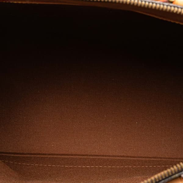 Pre-owned Louis Vuitton Monogram Alma PM Brown