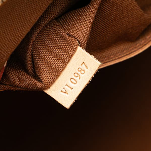 Pre-owned Louis Vuitton Monogram Alma PM Brown