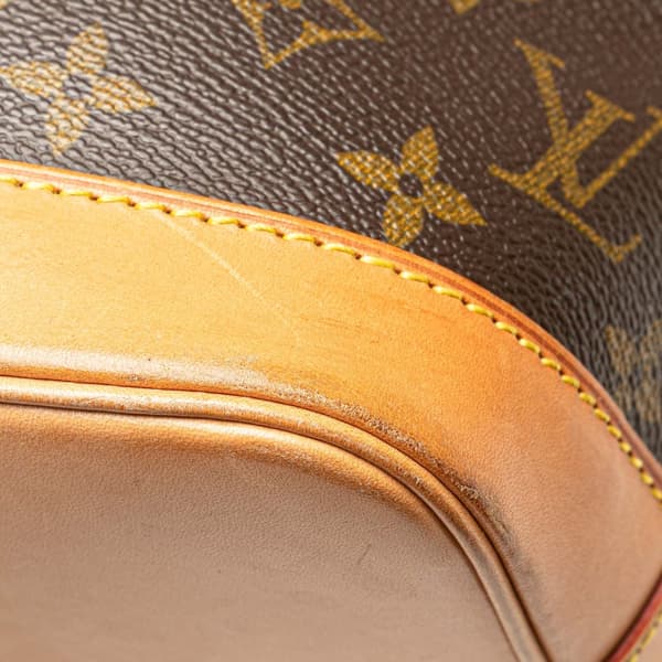 Pre-owned Louis Vuitton Monogram Alma PM Brown