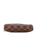 Miniatyrbild 3 av 10: Pre-owned Louis Vuitton Damier Ebene Mini Pochette Accessoires Brown