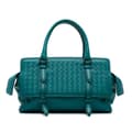 Miniatyrbillede 1 af 8: Pre-owned Bottega Veneta Nappa Intrecciato Monaco Bag Blue