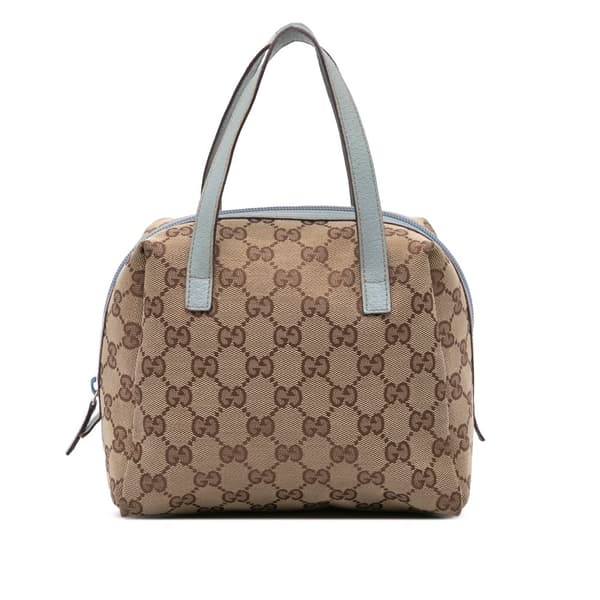 Pre-owned Gucci GG Canvas Handbag Brown