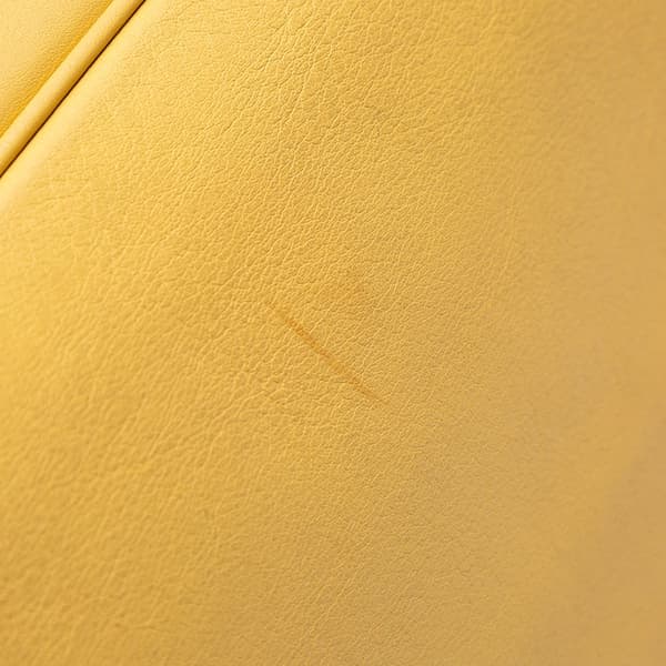 Pre-owned Prada Large City Calf Double Satchel Yellow
