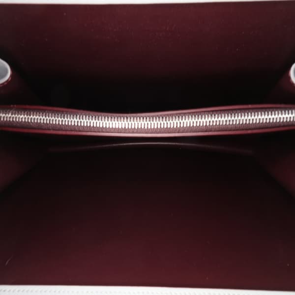 Pre-owned Celine Medium Calfskin Clasp Handbag Gray