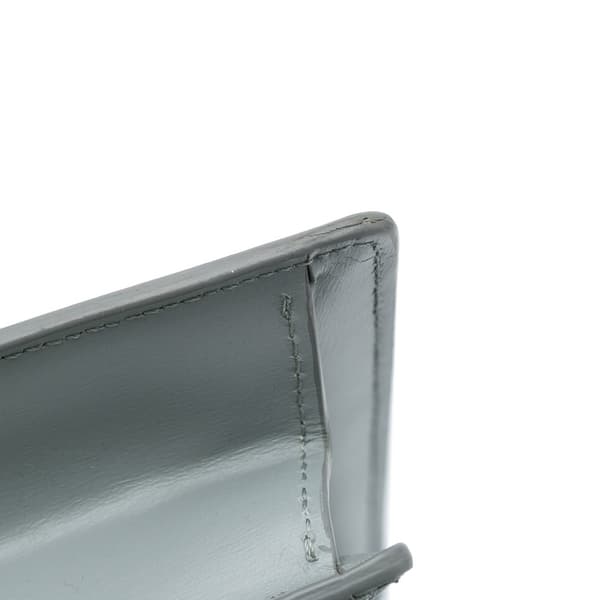 Pre-owned Celine Medium Calfskin Clasp Handbag Gray
