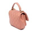 Miniatyrbillede 2 af 9: Pre-owned Chanel Mini Lambskin Business Affinity Top Handle Bag Pink