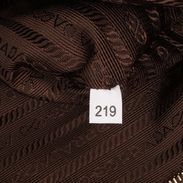 Pre-owned Prada Vitello Daino Open Convertible Tote Brown