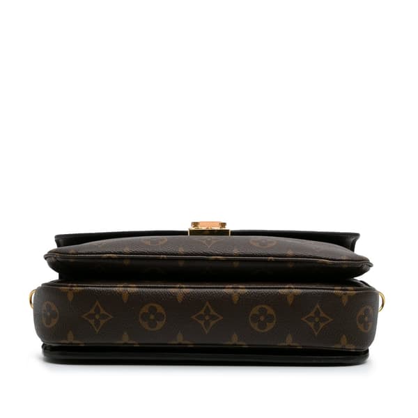 Pre-owned Louis Vuitton Monogram Pochette Metis Brown