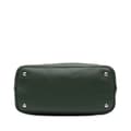 Miniatyrbilde 3 av 10: Pre-owned Prada Vitello Daino Open Convertible Tote Green