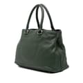 Miniatyrbilde 2 av 10: Pre-owned Prada Vitello Daino Open Convertible Tote Green