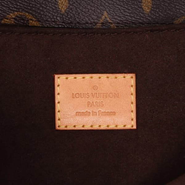 Pre-owned Louis Vuitton Monogram Pochette Metis Brown