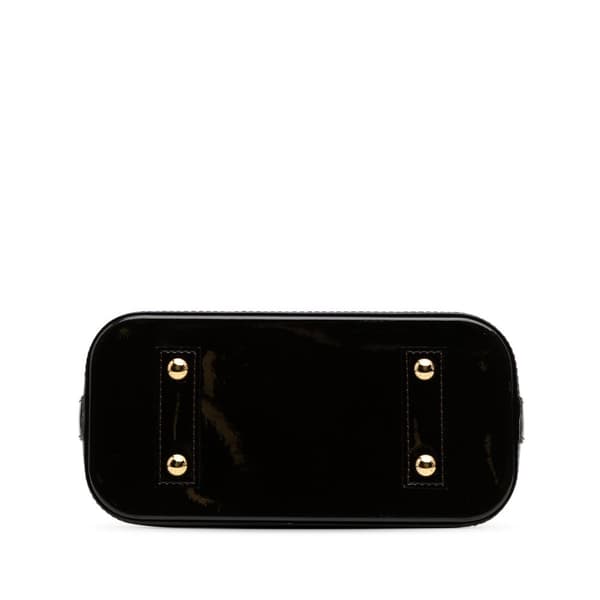 Pre-owned Louis Vuitton Monogram Vernis Alma BB Purple