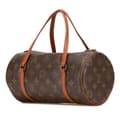 Miniatyrbilde 2 av 10: Pre-owned Louis Vuitton Monogram Papillon 26 Brown