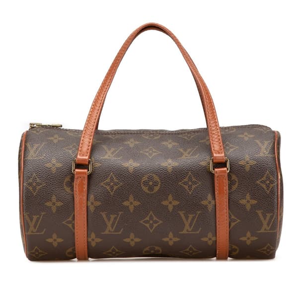 Pre-owned Louis Vuitton Monogram Papillon 26 Brown