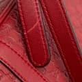 Miniatyrbillede 8 af 10: Pre-owned Gucci Mini Microguccissima Dome Satchel Red
