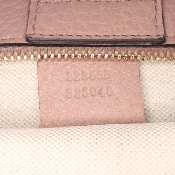 Pre-owned Gucci Large Calfskin Bamboo Shopper Satchel Pink