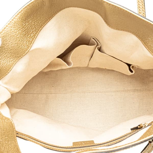 Pre-owned Gucci GG Canvas Bree Satchel Brown