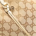 Miniatyrbillede 10 af 10: Pre-owned Gucci GG Canvas Bree Satchel Brown