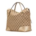 Miniatyrbillede 2 af 10: Pre-owned Gucci GG Canvas Bree Satchel Brown