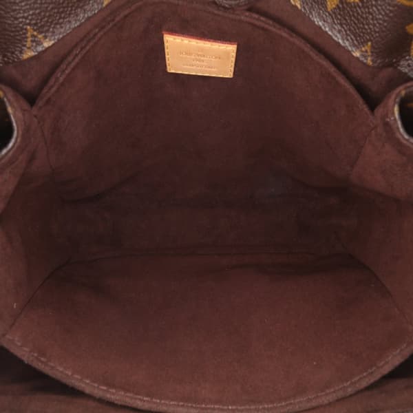 Pre-owned Louis Vuitton Monogram Pochette Metis Brown