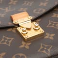 Miniatyrbild 6 av 10: Pre-owned Louis Vuitton Monogram Pochette Metis Brown