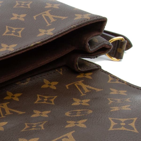 Pre-owned Louis Vuitton Monogram Pochette Metis Brown