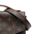 Miniatyrbild 9 av 10: Pre-owned Louis Vuitton Monogram Pochette Metis Brown