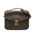 Miniatyrbild 1 av 10: Pre-owned Louis Vuitton Monogram Pochette Metis Brown