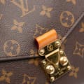 Miniatyrbild 7 av 10: Pre-owned Louis Vuitton Monogram Pochette Metis Brown